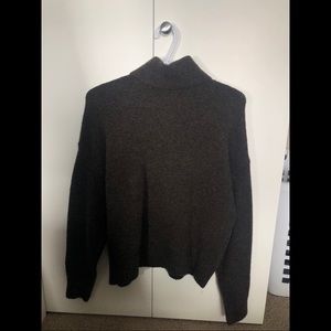 Dark brown turtle neck sweater from H&M